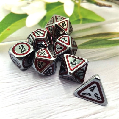 Đồ đá kim loại đồ cổ Bronze Set Người thứ năm chơi game màu Stray Earth Alloy Dice
