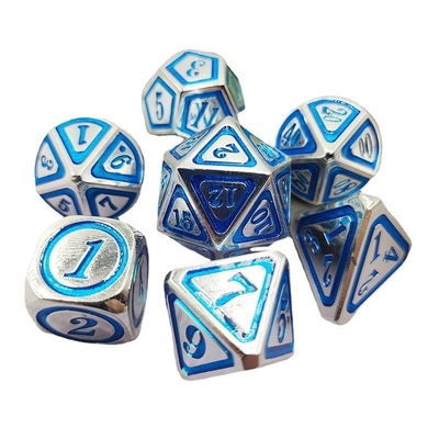 DND RPG Solid Metal Dice Suits Công nghệ bơi lội điện