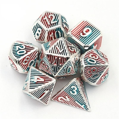 Digital Metal RPG Dice Color Vertical Strip Dnd Coc Phong cách sang trọng