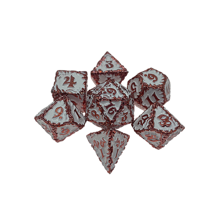 White Tree Vine Metal Multi Face Dice Set Game trên máy tính#Dnd#Rpg#Coc