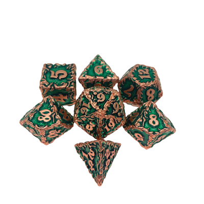 White Tree Vine Metal Multi Face Dice Set Game trên máy tính#Dnd#Rpg#Coc