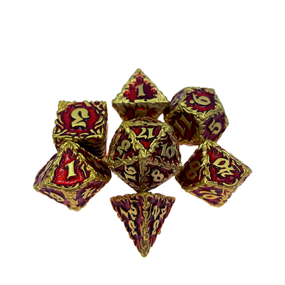 White Tree Vine Metal Multi Face Dice Set Game trên máy tính#Dnd#Rpg#Coc