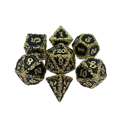 White Tree Vine Metal Multi Face Dice Set Game trên máy tính#Dnd#Rpg#Coc