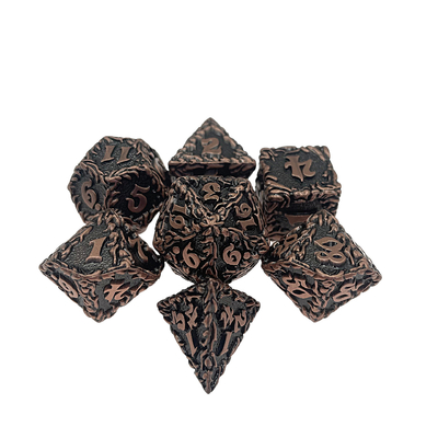 White Tree Vine Metal Multi Face Dice Set Game trên máy tính#Dnd#Rpg#Coc