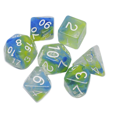 Hai sợi khói cộng lại với nhau Nhựa RPG Dice Game Desktop Dice Set