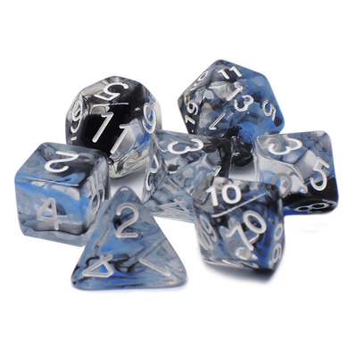 Hai sợi khói cộng lại với nhau Nhựa RPG Dice Game Desktop Dice Set