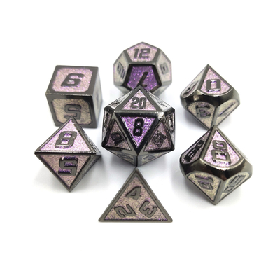 Flash Powder Metal Multi Face Role Chơi xúc xắc Blue Character