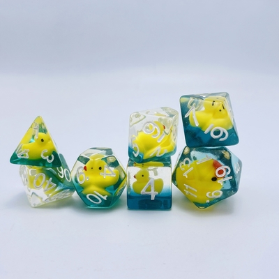 Duckling nhựa tự nhiên nhiều -noodle bảng trò chơi xúc xắc bộ dnd xúc xắc
