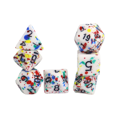 Graffiti Phantom màu nhựa bảng trò chơi xúc xắc bộ dnd xúc xắc