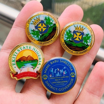 Nhãn kim loại màu vàng 2,5cm 2,8cm 3cm