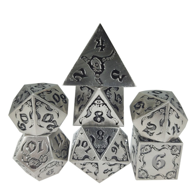 Devil's Eye trò chơi nhập vai kim loại nhiều mặt đặt xúc xắc TRPG COC DND