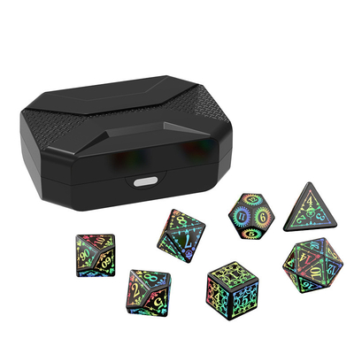 Christmas Elements LED Rechargeable Game Dice Set Dragon And Dungeon (Động vật và ngục ngục)