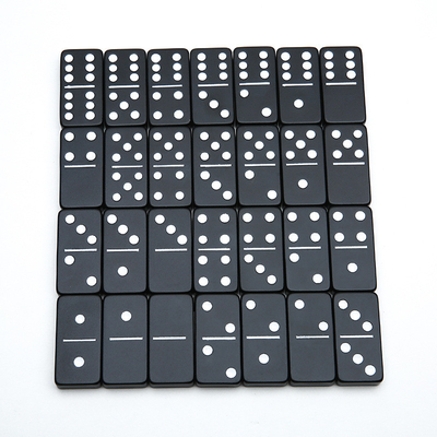Bộ Domino kim loại hai 6 6 với 28 khối domino hợp kim nhôm khổng lồ