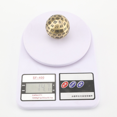 Color Solid 100D Metal Dice Set Dungeon and Dragon DND # RPG # COC