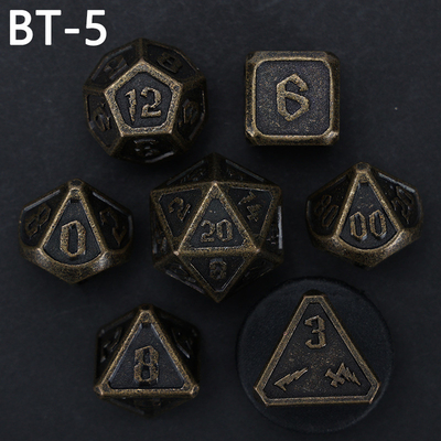 Đồ đốm kim loại và nhựa tùy chỉnh D20 trò chơi D &amp; D đa giác DND số đốm đặt RPG số đốm