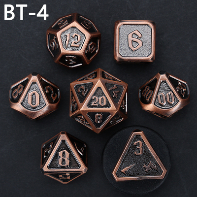 Đồ đốm kim loại và nhựa tùy chỉnh D20 trò chơi D &amp; D đa giác DND số đốm đặt RPG số đốm