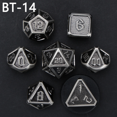 Đồ đốm kim loại và nhựa tùy chỉnh D20 trò chơi D &amp; D đa giác DND số đốm đặt RPG số đốm