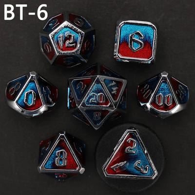 Đồ đốm kim loại và nhựa tùy chỉnh D20 trò chơi D &amp; D đa giác DND số đốm đặt RPG số đốm