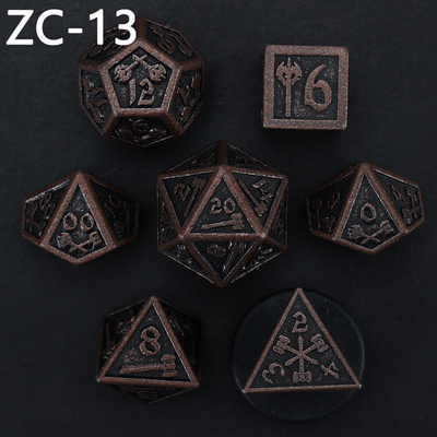 Đặt xúc xắc đa diện tùy chỉnh trò chơi xúc xắc nhập vai RPG Dungeon và Dragon Dice Set board game