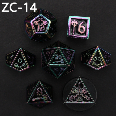 Đặt xúc xắc đa diện tùy chỉnh trò chơi xúc xắc nhập vai RPG Dungeon và Dragon Dice Set board game