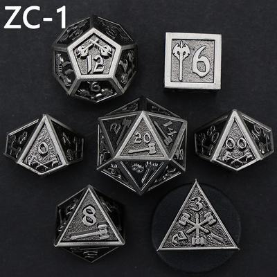 Đặt xúc xắc đa diện tùy chỉnh trò chơi xúc xắc nhập vai RPG Dungeon và Dragon Dice Set board game
