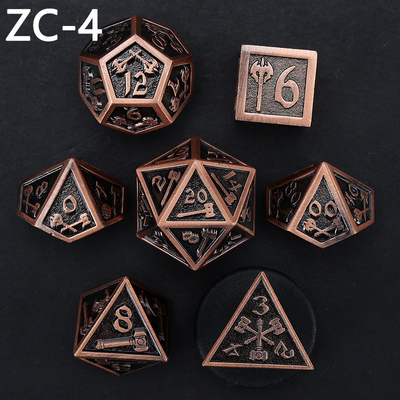 Đặt xúc xắc đa diện tùy chỉnh trò chơi xúc xắc nhập vai RPG Dungeon và Dragon Dice Set board game