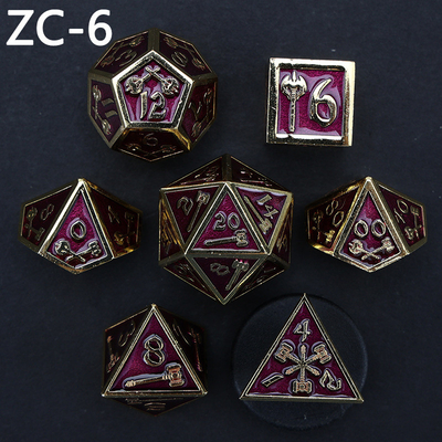 Đặt xúc xắc đa diện tùy chỉnh trò chơi xúc xắc nhập vai RPG Dungeon và Dragon Dice Set board game
