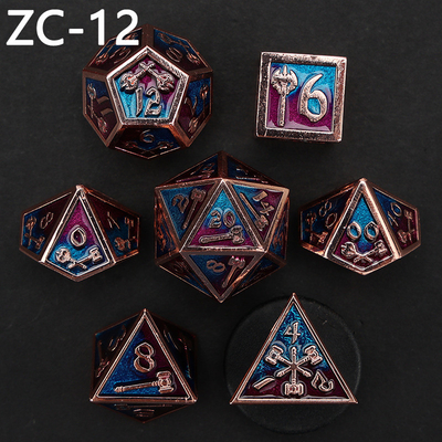 Đặt xúc xắc đa diện tùy chỉnh trò chơi xúc xắc nhập vai RPG Dungeon và Dragon Dice Set board game