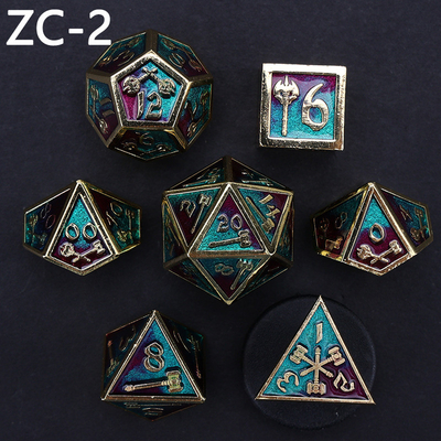 Đặt xúc xắc đa diện tùy chỉnh trò chơi xúc xắc nhập vai RPG Dungeon và Dragon Dice Set board game