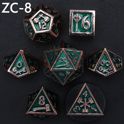 Đặt xúc xắc đa diện tùy chỉnh trò chơi xúc xắc nhập vai RPG Dungeon và Dragon Dice Set board game