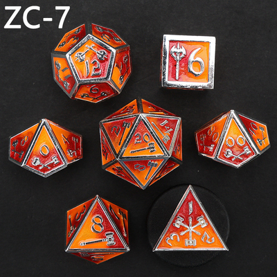 Đặt xúc xắc đa diện tùy chỉnh trò chơi xúc xắc nhập vai RPG Dungeon và Dragon Dice Set board game