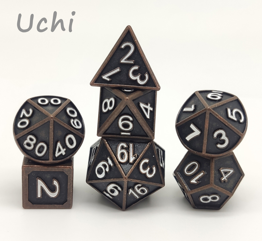 Hướng dẫn mài kim loại RPG Dice Không mùi Không độc hại Màu đen