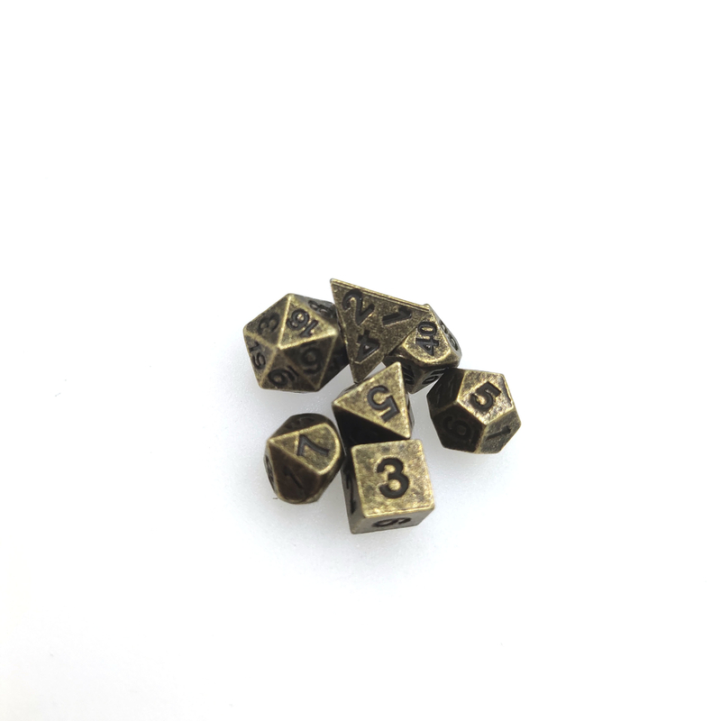Trò chơi ván hoặc thẻ Mini Polyhedral Dice Game Dungeons And Dragons Xác tay