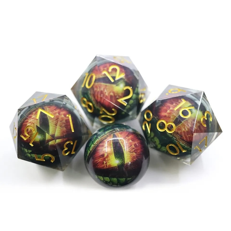 Sản phẩm thủ công nhựa quicksand quả bóng đốm đánh bóng Set Of 7 Role Playing Accessories
