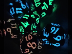 Bộ xúc xắc kim loại ưa thích Bộ súc sắc đa diện Trọng lượng nhẹ Xúc xắc Dcc có cạnh sắc nét